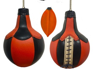 Balle de vitesse de boxe et balle de boxe à la main Relief Fighting Speed Reflex Training PU Punching Double Speed Ball - Product Image 3