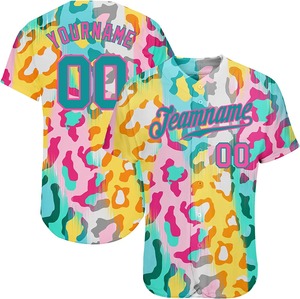 <b>Baseball</b> & Softball Jersey Quick Dry Breathable V-neck Custom Wholesale Sublimated Plain Jersey for Men with Custom Colors Sizes - Product Image 4