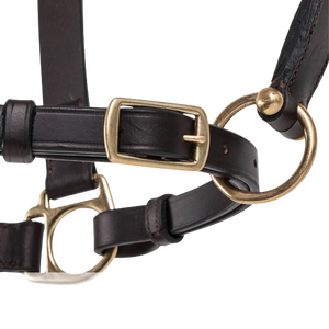 2025 meilleure vente Premium en cuir indien équestre cheval Dressage licou haut Premium plaine cheval licou à bas prix de gros - Product Image 2