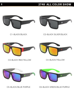 2025 Unisex Fashion Vierkante Zonnebril Hoge Positie <span class=keywords><strong>Lens</strong></span> Fiets Tinten Groothandel Pc Materiaal Vissen Zonnebril Voor Mannen Vrouwen - Product Image 4