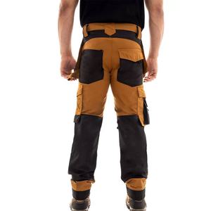 Hi Viz, ropa de trabajo de alta visibilidad para hombres, pantalones para exteriores, Patchwork, duradero, ligero, poliéster, algodón, múltiples bolsillos, ropa de calle para hombres - Product Image 5