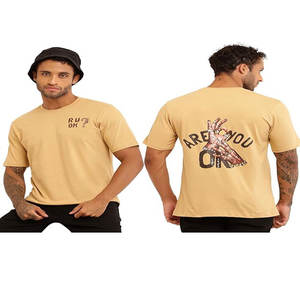 Fabricant de t-shirts unis 100% coton de haute qualité personnalisés pour hommes T-shirts vierges grande taille pour hommes - Product Image 1