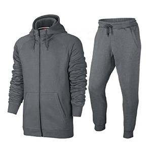 Ensemble de survêtements pour hommes, nouvelle collection hiver, design tendance, fermeture éclair, manches longues, 100% coton, respirant, antibactérien - Product Image 6