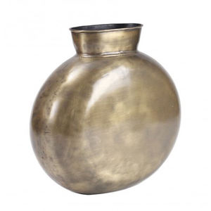 Jarrón de Flores Redondo de Metal Plateado de Lujo Antiguo, Estilo Europeo, Diseño Contemporáneo, para Decoración de Interiores y Exteriores del Hogar, Bodas - Product Image 6