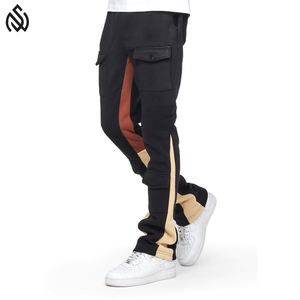 Pantalon évasé pour hommes de meilleure qualité avec logo personnalisé Offre Spéciale Pantalon évasé pour hommes Pantalon évasé décontracté à coupe évasée pour hommes de grande taille - Product Image 1