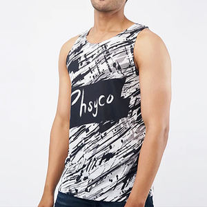 เสื้อกล้ามผู้ชายผ้าฝ้ายสำหรับใส่เล่นยิมฟิตเนสสีได้ตามต้องการ - Product Image 6