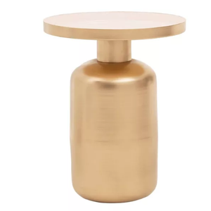 Table d'appoint en métal petite table de chevet ronde à café Table de chevet pour salon cuisine chambre bureau - Product Image 3