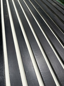 Panneaux de bois acoustiques au design moderne Surface lisse Grain de bois Décoration murale pour bureau à domicile Meilleur prix pour le salon et la chambre à coucher - Product Image 5