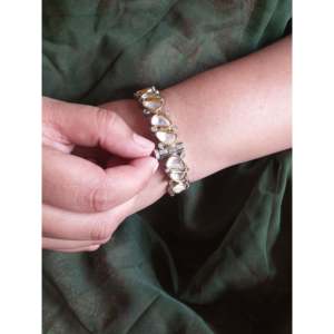 <b>Openable</b> Kundan Polki Fashion Bangles Unshape Design - Product Image 1