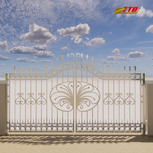 Portail de jardin moderne de style australien, modélisé en 3D, pour une intimité et une sécurité accrues de votre propriété, avec clôture et treillis inclus. - Product Image 6