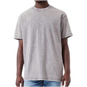T-shirt pour homme T-shirts graphiques personnalisés pour hommes T-shirt lourd vintage de haute qualité délavé à l'acide T-shirt unisexe surdimensionné - Product Image 1