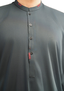 Conjunto de Kurta de lujo para hombres | Shalwar Kameez tradicional para Eid - Product Image 6