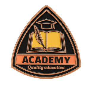 Custom Student School Academics Logo Academia Ajedrez Pin de solapa - Product Image 6