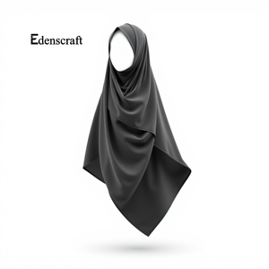 Femmes élégant modeste léger Khimar tissu doux respirant longue conception sans couture personnalisable grande taille musulman traditionnel - Product Image 4