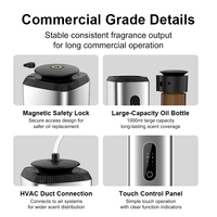 Nouvelle conception de diffuseur d'arômes HVAC DANQ 1000ml, diffuseur d'arômes sans eau via application pour hôtel, centre commercial, bureau, fournisseur OEM ODM