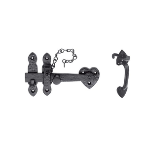 Thiết kế mới hai mặt vòng cổng chốt vườn hàng rào cổng ngón tay cái chốt sơn tĩnh điện màu đen cho cửa khách sạn - Product Image 5