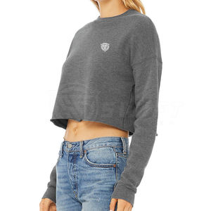 เสื้อครอปสตรีแบบลำลองระบายอากาศน้ำหนักเบาออกแบบโลโก้ได้ตามต้องการเป็นมิตรต่อสิ่งแวดล้อมผลิตจากโรงงานฤดูร้อน - Product Image 3