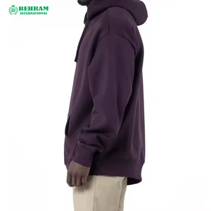 Sweat à capuche d'hiver personnalisé de haute qualité avec strass, respirant, séchage rapide, 100% coton polaire/éponge française, unisexe - Product Image 5