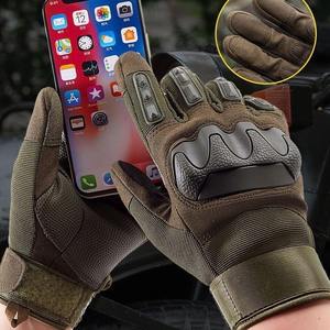 Wholesale Motorcycle <b>Gloves</b> with Hard Shell Knuckle Protection Tactical <b>Gloves</b> for <b>Men</b> Shooting With Palm Leather Pakistan - Product Image 2