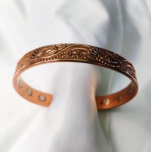 Pulseras de Cobre Sólido de Alta Calidad para Sanación, Brazaletes de Seda, Brazaletes de Cobre Puro al 99.99% para Mujer - Product Image 2