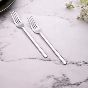 Mini Silver Charm <b>Forks</b> Set of 2 for <b>Dessert</b> Tools - Product Image 1