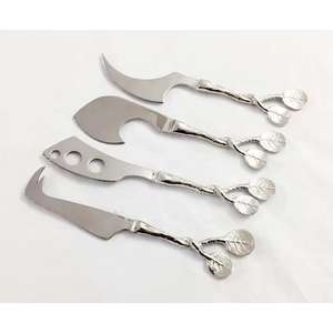 Juego de cuchillos para queso y queso de acero inoxidable con logotipo personalizado para fiesta de cumpleaños, último diseño usado - Product Image 6