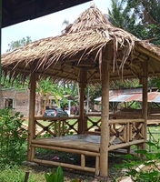 Toldo de bambú columpio hecho a mano de alta calidad y diseño de pérgola Gazebo Estructura exterior Premium