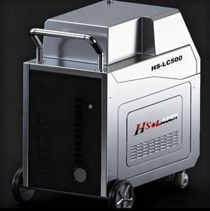 Máquina de Limpieza Láser Industrial HS-LASER de 500W, Tipo Fibra, Alto Nivel de Seguridad, Aplicable a Acero Inoxidable - Product Image 1