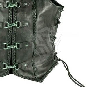 Gilet en cuir véritable pour homme, best-seller, respirant, décontracté, vêtement d'extérieur d'hiver, haute qualité, tendance, nouveau style - Product Image 6