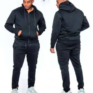 Conjunto de pantalones de chándal y Sudadera con capucha, conjunto de sudadera con cremallera de 2 piezas, ropa de hombre de moda con bordado personalizado de lana de alta calidad - Product Image 6