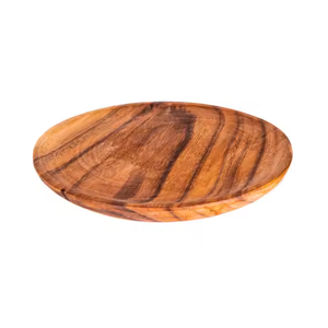 Assiettes en bois durables et écologiques, faites à la main, design classique, compatibles lave-vaisselle, vaisselle en bois - Product Image 5