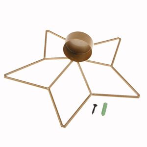 Portavelas metálico con el mejor acabado, artículos de decoración del hogar, portavelas de Metal en hierro chapado en oro, portavelas - Product Image 2