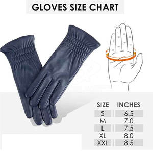 Nouveauté OEM gants d'habillage de conduite en cuir pur gant d'habillage en peau de mouton - Product Image 6