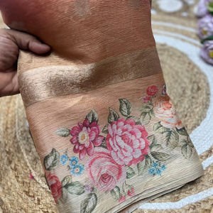 Hermosa Digital Impreso Tradicional Tejido Suave Seda Saree Última Exclusiva Elegante Blusa Étnica Fiesta Boda Desgaste Para Mujeres - Product Image 1