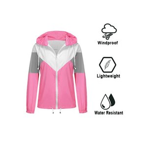 เสื้อแจ็คเก็ตกันลมผู้หญิงแบบซิป ไซส์ใหญ่ สำหรับกิจกรรมกลางแจ้ง ราคาถูก ระบายอากาศได้ดี ขายส่ง - Product Image 6