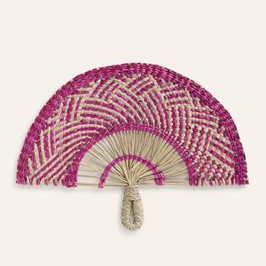 Abanicos de mano de lujo tejidos con hierba marina, decoración para hoteles y resorts, adornos ecológicos para colgar en la pared, abanicos de hierba marina - Product Image 5