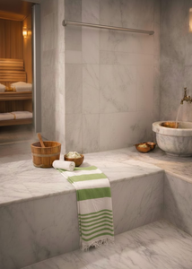 Peshtemal turc : 100% coton naturel, écologique, idéal pour le spa et la plage - Product Image 5