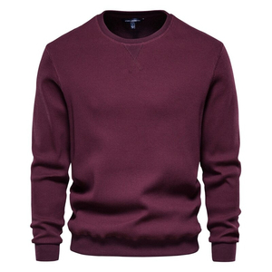 Sweatshirts à col rond en coton personnalisés pulls en molleton de haute qualité pulls pour hommes pulls d'hiver multicolores - Product Image 5