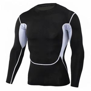 High Quality Men's Long Sleeve MMA <b>BJJ</b> Compression Shirt Custom Logo Printed Wrestling <b>Rash</b> <b>Guard</b> Quick Dry Front Stretch - Product Image 3