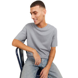 Ensemble 100% coton pour hommes T-shirt uni lourd de 300g et taille XL décontractée personnalisée avec design et logo personnalisés - Product Image 2