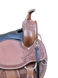 Qualité supérieure 100% fait à la main Style anglais Western selle bois arbre cuir Durable personnalisable équitation Sports équestres - Product Image 4