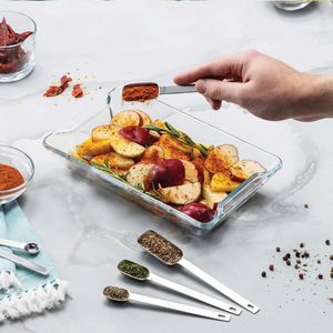 7-Piece Premium Stainless Steel <b>Measuring</b> <b>Spoons</b> Set - Product Image 1