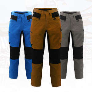 Pantalones de moda para hombre hechos en fábrica estilo relajado logotipo personalizado suministro al por mayor transpirable y listo para enviar - Product Image 2