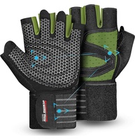 Offre Spéciale gants d'haltérophilie demi-doigt Fitness gants de gymnastique avec support de poignet pour hommes et femmes haltérophilie