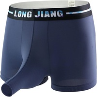 Slip à Trompe d'Éléphant Unisexe, Séchage Rapide en Coton/Fibre de Bambou, Sous-vêtement Doux, Respirant et Sexy avec Design Personnalisable