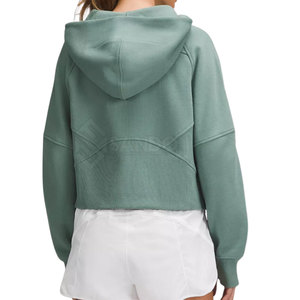 เสื้อฮู้ดดี้สตรีทแวร์สีพื้นรุ่นใหม่ล่าสุดสำหรับฤดูหนาว ผ้าฝ้าย 100% ซิปครึ่งตัว ระบายอากาศได้ดี ขายส่ง - Product Image 3