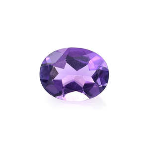 Piedra semipreciosa Natural facetada amatista de corte ovalado de 7x9mm de cuarzo AAA de alta calidad al por mayor para la fabricación de joyas - Product Image 2