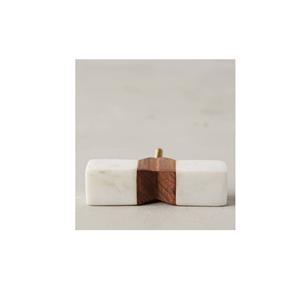 Boutons en bois de marbre pour armoires de salle de bain, texture naturelle élégante, idéal pour les thèmes de décoration intérieure raffinés - Product Image 6