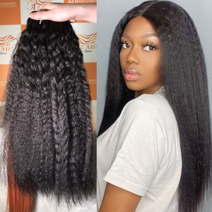 Extensions de cheveux vierges vietnamiens de haute qualité 100% Remy, double trame machine, cheveux humains raides crépus, prix de gros - Product Image 1
