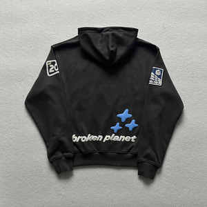 <b>Top</b> Quality Stylish Wear <b>Distressed</b> Puff Printing Hoodies Wholesale Rate New Design Puff Printing Hoodies In Low Price - Product Image 2